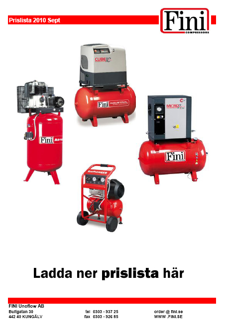 Bild frestllande: prislista2010laddaned